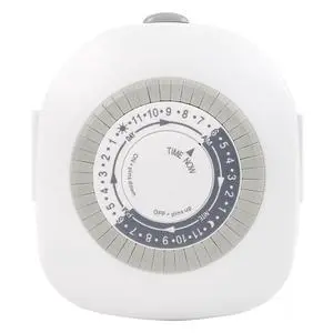 Hyper Tough, Indoor Analog Timer, Double Grounded Outlet Hyper Tough, Indoor Analog Timer, Double Grounded Outlet
