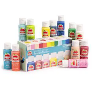 Apple Barrel Seaside Marina 2 fl oz Acrylic Craft Paint, Matte Finish, Set of 12 Apple Barrel Seaside Marina 2 fl oz Acrylic Craft Paint, Matte Finish, Set of 12