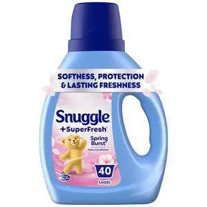 Snuggle SuperFresh Liquid Fabric Softener, Odor Eliminating, Spring Burst, 40 Loads Snuggle SuperFresh Liquid Fabric Softener, Odor Eliminating, Spring Burst, 40 Loads