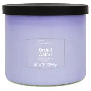 Mainstays 3-Wick Textured Wrapped Orchid Waters Candle, 14 Ounce Mainstays 3-Wick Textured Wrapped Orchid Waters Candle, 14 Ounce