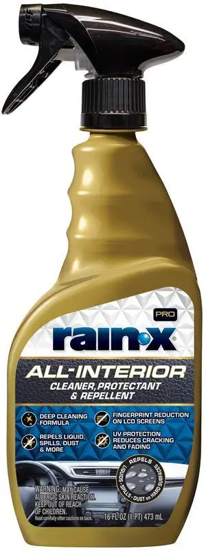 Rain-X Pro All Interior Cleaner, Protectant & Repellent, 16oz Rain-X Pro All Interior Cleaner, Protectant & Repellent, 16oz