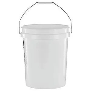 (2 pack) United Solutions 5 Gallon Round Utility Bucket, Comfort Handle, Plastic, White, PN0149, 1 Each (2 pack) United Solutions 5 Gallon Round Utility Bucket, Comfort Handle, Plastic, White, PN0149, 1 Each