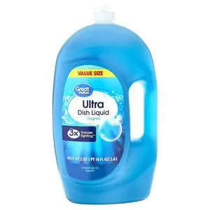 Great Value Ultra Original Dish Liquid, 90 fl oz Great Value Ultra Original Dish Liquid, 90 fl oz
