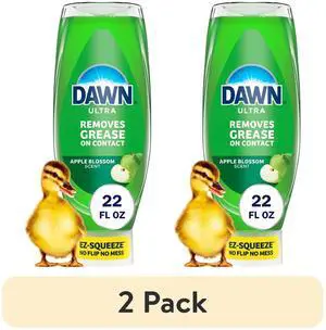 (2 pack) Dawn Ultra, Dish Soap Apple Blossom, 22oz (2 pack) Dawn Ultra, Dish Soap Apple Blossom, 22oz