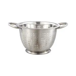 Mainstays SS 3QT Multi-Use Colander for Straining, Draining & Rinsing Pasta, Fruits or Vegetables Mainstays SS 3QT Multi-Use Colander for Straining, Draining & Rinsing Pasta, Fruits or Vegetables