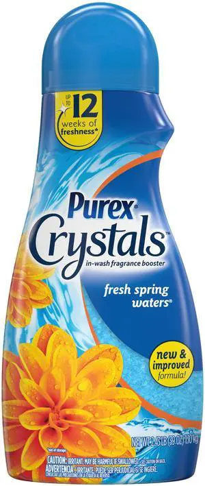 Purex Crystals In-Wash Fragrance and Scent Booster, Fresh Spring Waters, 39 Ounce Purex Crystals In-Wash Fragrance and Scent Booster, Fresh Spring Waters, 39 Ounce