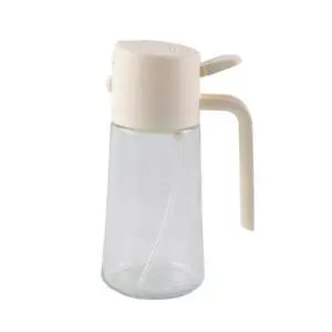 Cook with Color 2-in-1 Glass Olive Oil Dispenser & Spray Bottle, Precision & Durability Cook with Color 2-in-1 Glass Olive Oil Dispenser & Spray Bottle, Precision & Durability