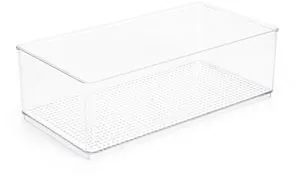 Mainstays Large Clear Plastic Organizer Bin for Bathroom Mainstays Large Clear Plastic Organizer Bin for Bathroom