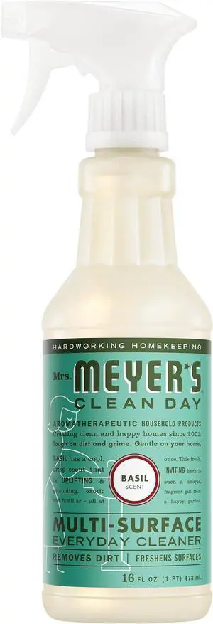 MRS. MEYER'S CLEAN DAY All-Purpose Cleaner Spray, Basil, 16 fl. oz MRS. MEYER'S CLEAN DAY All-Purpose Cleaner Spray, Basil, 16 fl. oz