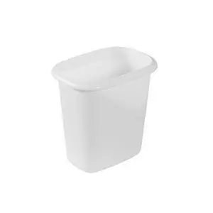Rubbermaid Vanity Trash Can Wastebasket 1.5 Gallons 6 Quarts White for Under Counter Kitchen Office Bedroom Bathroom Rubbermaid Vanity Trash Can Wastebasket 1.5 Gallons 6 Quarts White for Under Counter Kitchen Office Bedroom Bathroom