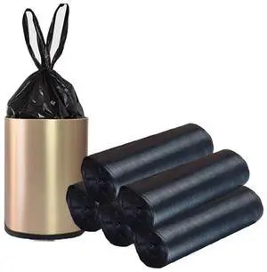Small 4 Gallon Black Trash Bags with Handle, 100 Count, Thick Small 4 Gallon Black Trash Bags with Handle, 100 Count, Thick