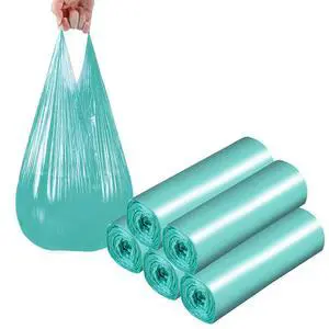 Small Trash Bags, 5 Rolls/100 Counts, Colorful, Strong, Portable, for Office Kitchen Bedroom Waste Bin Small Trash Bags, 5 Rolls/100 Counts, Colorful, Strong, Portable, for Office Kitchen Bedroom Waste Bin