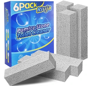 Riuja 6 Pack Pumice Stone Toilet Bowl Cleaner Riuja 6 Pack Pumice Stone Toilet Bowl Cleaner