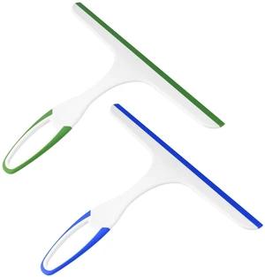 2 Pcs Small Shower Squeegee for Shower Glass Doors, Glass Wiper 2 Pcs Small Shower Squeegee for Shower Glass Doors, Glass Wiper