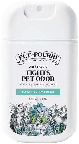 Pet-Pourri Pocket Deodorizer Spray, Pawsitively Fresh, 1 Fl Oz Pet-Pourri Pocket Deodorizer Spray, Pawsitively Fresh, 1 Fl Oz