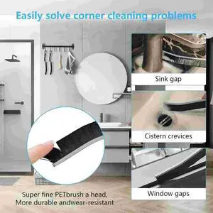 Gap Cleaning Brush Tool Kit - Small Disposable Toilet Brush, Deep Cleaning Brush, Shower Nozzle Anti-Clog & Pore Gap Cleaner for Stove, Hard-to-Reach Areas Gap Cleaning Brush Tool Kit - Small Disposable Toilet Brush, Deep Cleaning Brush, Shower Nozzle Anti-Clog & Pore Gap Cleaner for Stove, Hard-to-Reach Areas