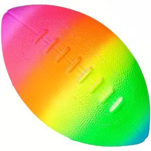 Rhode Island Novelty 9-Inch Rainbow Football Rhode Island Novelty 9-Inch Rainbow Football