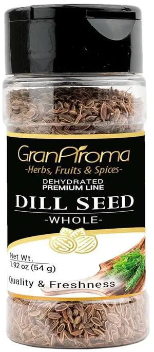 GranAroma Whole Dill Seeds (2oz), Bright Flavor, Pickling & Brining, Versatile Ingredient GranAroma Whole Dill Seeds (2oz), Bright Flavor, Pickling & Brining, Versatile Ingredient