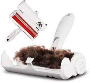 Mindful Design Reusable Pet Hair Remover and Lint Roller - Portable Multi-Surface Fur Removal Tool for Furniture, Carpet, Clothing, and Bedding Mindful Design Reusable Pet Hair Remover and Lint Roller - Portable Multi-Surface Fur Removal Tool for Furniture, Carpet, Clothing, and Bedding