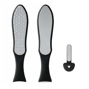 3 in 1 Large Size Durable Foot File Callus Remover (1 Pc) with Double Sided Stainless Heel Scraper for Cracked Heels, Pedicure Tools with Coarse and Fine Sides 3 in 1 Large Size Durable Foot File Callus Remover (1 Pc) with Double Sided Stainless Heel Scraper for Cracked Heels, Pedicure Tools with Coarse and Fine Sides
