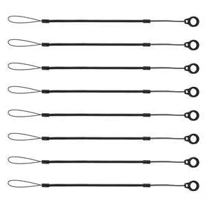 BOXOB 8 Pack 9.8 Inch Retractable Spring Coil Stylus Lanyard, Anti-Lose Pen Leash for Tablet Touchscreen, Black BOXOB 8 Pack 9.8 Inch Retractable Spring Coil Stylus Lanyard, Anti-Lose Pen Leash for Tablet Touchscreen, Black