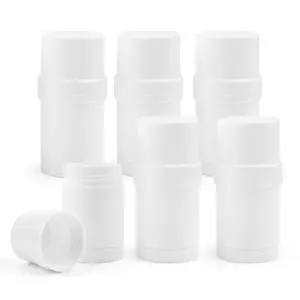6 Pcs 30ml/1oz Empty Twist-Up Stick Tube Deodorant Containers, Round, for Lotion Bar, Chapstick and Homemade Lipstick - White 6 Pcs 30ml/1oz Empty Twist-Up Stick Tube Deodorant Containers, Round, for Lotion Bar, Chapstick and Homemade Lipstick - White