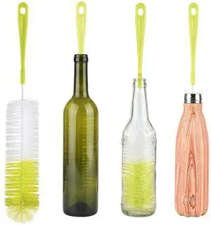 ALINK 16Inch Bottle Brush Cleaner for Wine, Beer, Sport Water Bottles, Thermos, Glass, Hummingbird Feeder and Long Narrow Neck Bottles ALINK 16Inch Bottle Brush Cleaner for Wine, Beer, Sport Water Bottles, Thermos, Glass, Hummingbird Feeder and Long Narrow Neck Bottles