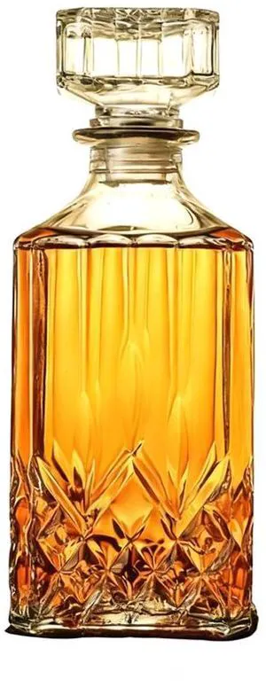 32oz Glass Whiskey Decanter With Airtight Geometric Stopper For Liquor, Vodka, Bourbon, Scotch, Brandy, Wine 32oz Glass Whiskey Decanter With Airtight Geometric Stopper For Liquor, Vodka, Bourbon, Scotch, Brandy, Wine