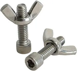Chester's Clay Bat Pins - 100% Stainless Steel - 1 Inch - Set of 2 Bolts and 2 Wing Nuts - 2 Pack - Fits Any Standard Pottery Wheel Head and Bat Chester's Clay Bat Pins - 100% Stainless Steel - 1 Inch - Set of 2 Bolts and 2 Wing Nuts - 2 Pack - Fits Any Standard Pottery Wheel Head and Bat