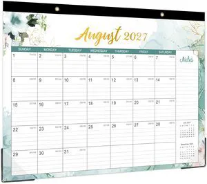 2026-2027 Desk Calendar - 18 Month Desk/Wall Calendar Runs from July 2026 to December 2027, 14.6" x 11.5" Desktop Calendar, Monthly Calendar 2026-2027 for Home Office, or School 2026-2027 Desk Calendar - 18 Month Desk/Wall Calendar Runs from July 2026 to December 2027, 14.6" x 11.5" Desktop Calendar, Monthly Calendar 2026-2027 for Home Office, or School