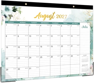 2026-2027 18-Month Desktop/Wall Calendar, July 2026 to December 2027, 14.6 x 11.5 Inches, Family Monthly Calendar for Office or School 2026-2027 18-Month Desktop/Wall Calendar, July 2026 to December 2027, 14.6 x 11.5 Inches, Family Monthly Calendar for Office or School