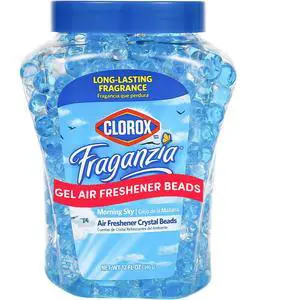 Clorox Fraganzia Crystal Beads Air Freshener, Morning Sky Scent, 12Fl Oz Clorox Fraganzia Crystal Beads Air Freshener, Morning Sky Scent, 12Fl Oz