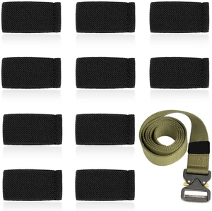 Bewudy 10 Pack Elastic Belt Keeper Strap, Nylon Canvas Web Loop for 1.5" Wide Belts Bewudy 10 Pack Elastic Belt Keeper Strap, Nylon Canvas Web Loop for 1.5" Wide Belts
