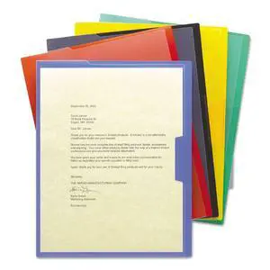 Smead Organized Up Poly Opaque Project Jacket, Letter Size, 5 per Pack, Assorted Colors (85740) Smead Organized Up Poly Opaque Project Jacket, Letter Size, 5 per Pack, Assorted Colors (85740)