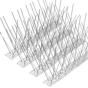 Ley's Stainless Steel Bird Spikes 3.2FT (3 Pack), Metal Bird Deterrent Strip, Humane Pigeon & Small Bird Repellent for Roof, Fence, Balcony, Outdoor Ley's Stainless Steel Bird Spikes 3.2FT (3 Pack), Metal Bird Deterrent Strip, Humane Pigeon & Small Bird Repellent for Roof, Fence, Balcony, Outdoor