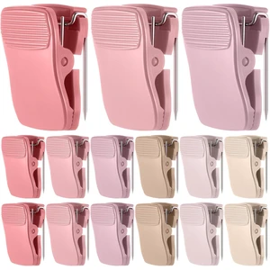Chiisong Cubicle Clips for Fabric Walls, 15 Pcs, Pink Chiisong Cubicle Clips for Fabric Walls, 15 Pcs, Pink