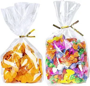PigPotParty Cellophane Treat Bags 6x9Inch, 50Pack, Clear PigPotParty Cellophane Treat Bags 6x9Inch, 50Pack, Clear