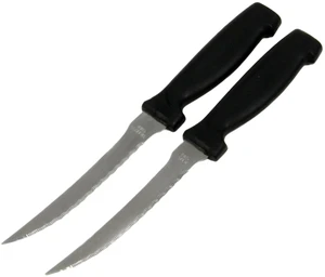 Chef Craft Select Vegetable Knife, 4.5-Inch Blade, 8.5-Inch Overall Length, 2-Piece Set, Stainless Steel/Black Chef Craft Select Vegetable Knife, 4.5-Inch Blade, 8.5-Inch Overall Length, 2-Piece Set, Stainless Steel/Black