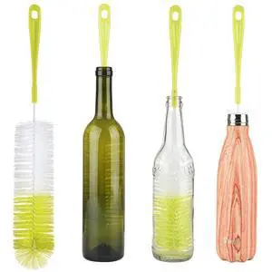 ALINK 16inch Long Bottle Brush Cleaner for Washing Wine, Beer, Sport Well, Thermos, Glass, Hummingbird Feeder and Long Narrow Neck Sport Bottles ALINK 16inch Long Bottle Brush Cleaner for Washing Wine, Beer, Sport Well, Thermos, Glass, Hummingbird Feeder and Long Narrow Neck Sport Bottles