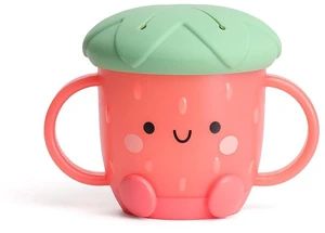 Itzy Ritzy Toddler Snack Cup with Soft Silicone Lid, Spill-Proof, Strawberry Itzy Ritzy Toddler Snack Cup with Soft Silicone Lid, Spill-Proof, Strawberry