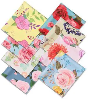 8 Pack Microfiber Cleaning Cloths 7"x6" Multicolor Flower for Eyeglasses, Camera Lens, Cell Phones, Laptops, LCD TV Screens and More 8 Pack Microfiber Cleaning Cloths 7"x6" Multicolor Flower for Eyeglasses, Camera Lens, Cell Phones, Laptops, LCD TV Screens and More