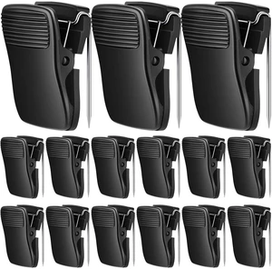 Chiisong Cubicle Clips for Fabric Walls, Black, 15 Pcs Chiisong Cubicle Clips for Fabric Walls, Black, 15 Pcs