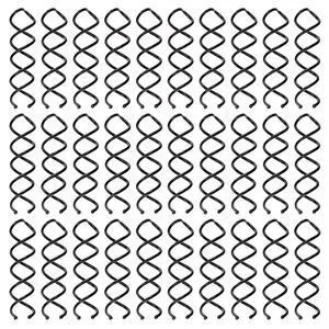 30-Piece Spiral Hair Pins, Twist Corkscrew Spin Pins with Non-Scratch Rounded Clips for Women's Hair Styling DIY (Black) 30-Piece Spiral Hair Pins, Twist Corkscrew Spin Pins with Non-Scratch Rounded Clips for Women's Hair Styling DIY (Black)
