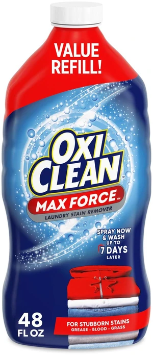 OxiClean Max Force Laundry Stain Remover Spray Refill, 48fl oz OxiClean Max Force Laundry Stain Remover Spray Refill, 48fl oz