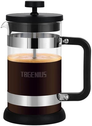 21oz French Press Coffee Maker, Thickened Borosilicate Glass 21oz French Press Coffee Maker, Thickened Borosilicate Glass