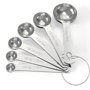 Tiluck Stainless Steel Measuring Cups and Spoons Set Coffee Scoop Spoon Tiluck Stainless Steel Measuring Cups and Spoons Set Coffee Scoop Spoon