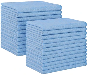 HOMEXCEL Microfiber Cleaning Cloth 24 Pack 12"X11" HOMEXCEL Microfiber Cleaning Cloth 24 Pack 12"X11"
