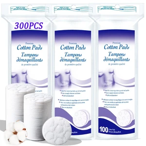 300 Count Round Cotton Pads for Face 300 Count Round Cotton Pads for Face