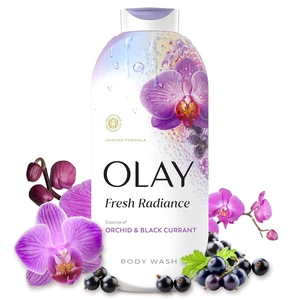 Olay Body Wash for Women, Fresh Radiance, 22 fl oz, with Vitamin B3 & Antioxidant Blend, Plant-Based Cleansers, Orchid & Black Currant Scent, for All Skin Types Olay Body Wash for Women, Fresh Radiance, 22 fl oz, with Vitamin B3 & Antioxidant Blend, Plant-Based Cleansers, Orchid & Black Currant Scent, for All Skin Types