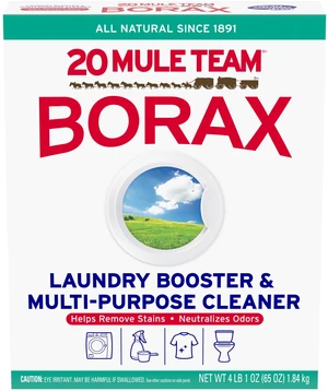 20 Mule Team Borax All Natural Laundry Detergent Booster & Multi-Purpose Household Cleaner, 65Ounce 20 Mule Team Borax All Natural Laundry Detergent Booster & Multi-Purpose Household Cleaner, 65Ounce
